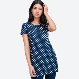 Купальный костюм Anna, туника и плавки/бюстгальтер Calypsa, Navy polka dot