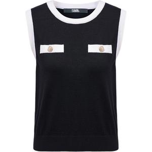 Топ-майка KARL LAGERFELD FW25 женская KARL LAGERFELD / Karl Lagerfeld Jeans, черный