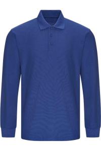 Рубашка-поло Prortx с длинными рукавами, синий