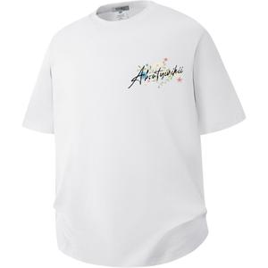 Футболка с коротким рукавом унисекс YIVIKII, белый