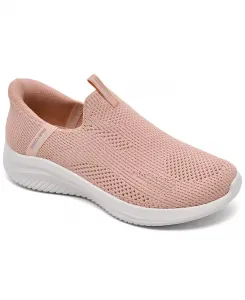 Женские Slip-Ins: Ultra Flex 3.0 - повседневные слипоны Breezy Bliss от Finish Line Skechers, розовый