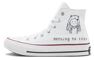 1970-е годы. Женские кеды с высоким берцем, белые. Converse