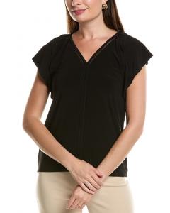 Anne Klein Вязаный топ Harmony, черный