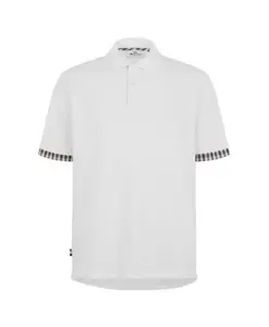 Поло-Рубашка из хлопка пике в клетку Aquascutum, белый