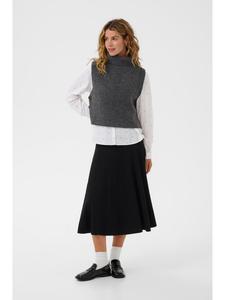 Cream Вязаный свитер прямого кроя CRStarfi, цвет «гранитно-серый меланж»