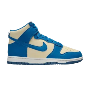 Кроссовки Nike Wmns Dunk High Next Nature Star Blue Light Khaki, синий