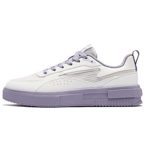 Erke Кроссовки для скейтбординга Ginghong 2.0 с противоскользящей подошвой, износостойкие, женские, белые, фиолетовые