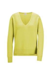 Кашемировый свитер с V-образным вырезом Madeleine, цвет zitrone