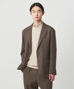 Пиджак Pinhead с двумя пуговицами, приталенный, модель RELAX United Arrows, цвет Dk Brown