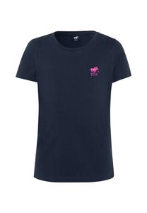 Футболка с вышитым логотипом POLO SYLT, цвет Total Eclipse