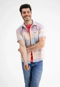 Рубашка с короткими рукавами LERROS "Рубашка с короткими рукавами LERROS *Slub Karo*", цвет Gentle Peach