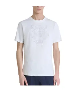 Футболка с принтом белого тигра Antony Morato, белый