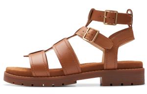 Clarks Римские сандалии женские коричневые