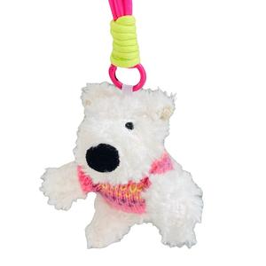 Мягкая и милая плюшевая подвеска West Highland Terrier в повседневном стиле, высота 10 см Click