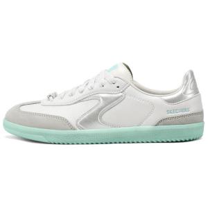 Skechers Низкие женские кроссовки для скейтбординга, белые, зеленые