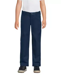 Брюки чинос Iron Knee Active Performance для мальчиков Lands' End, синий