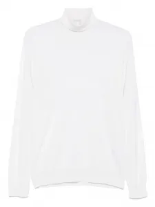 Свитер с высоким воротником Fedeli, белый