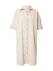 Платье-рубашка ONLY Carmakoma, серо-коричневый