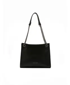 Сумка через плечо с выдвижной цепочкой Kazar, черный