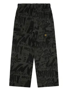 Брюки с принтом Aape By A Bathing Ape, серый