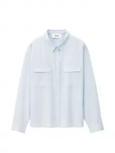 Рубашка Porzia с накладным передним карманом и пуговицами Ba&Sh, синий