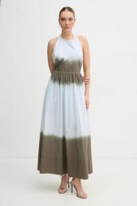 Хлопковое платье Dkny, синий