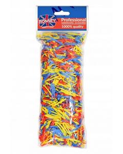 Ronney Professional Силиконовые резинки для волос Силиконовые резинки для волос Kolorowe RA 00340 100г