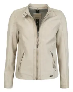 Кожаная куртка МУСТАНГ "31020144" Mustang, кремовый