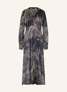 Атласное платье с драгоценными камнями Grace, мультиколор