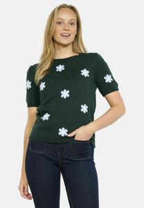 Футболка LolaLiza FLOWER, Bottle Green/Green