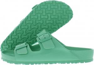 Женские сандалии Birkenstock Arizona с овчиной, зеленый