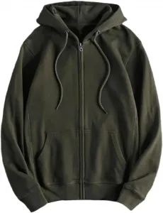 Мужской худи базовый однотонный для спорта и бега