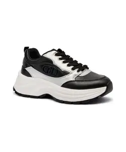 Кроссовки из кожи ЭВА 06 Liu Jo, черный