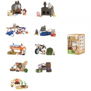 Labubu The Monsters Elf's Home слепая коробка товары одиночная слепая коробка/полный набор 9 шт POP MART