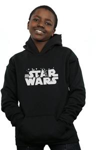 Минималистичная толстовка с логотипом Star Wars, черный