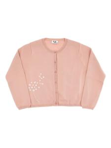 Вышитый кардиган Il Gufo, розовый