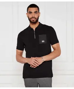 Футболка поло Regular fit Karl Lagerfeld, черный