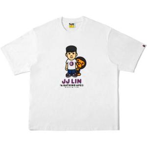 Футболка JJ Lin FW25 мужская A BATHING APE, белый