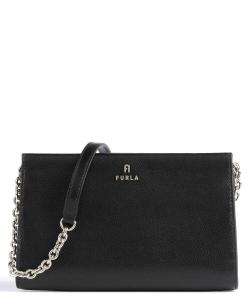 Мини-Сумка через плечо Camelia из зерненой кожи Furla, черный