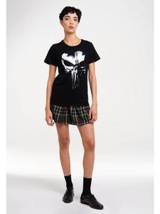 Футболка Marvel - Punisher Techno Skull черного цвета Logoshirt