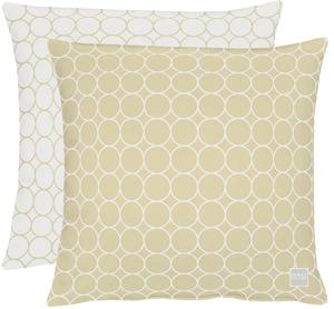 Чехлы на подушки outdoor 46/46 см Ambia, бежевый/белый