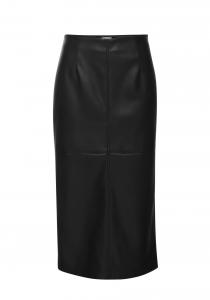 Кожаная юбка LASCANA, Black