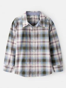 OshKosh Рубашка кремового/хаки цвета