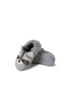 Детские тапочки Emery Critter с закрытой пяткой в виде животных Dearfoams, загар/бежевый