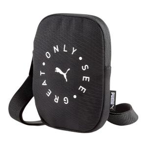 PUMA Полиэстеровая сумка через плечо, наплечная сумка унисекс черная