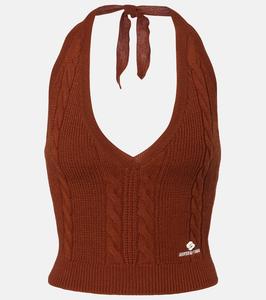 Вязаный топ-бюстье из шерсти Shushu/Tong, Brown