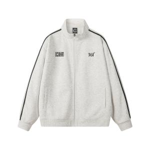 Куртка Unisex Stand Collar Moderate Others 361°, белый heather серый