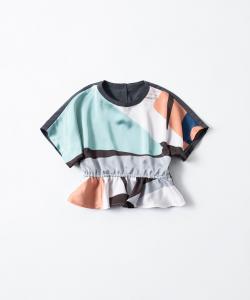 Футболка с силуэтным шарфом Tricot, цвет 39Navy