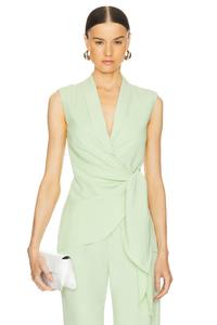 Вера топ Amanda Uprichard, цвет cucumber