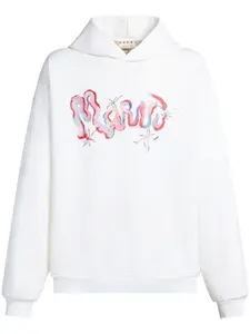 Худи с логотипом Marni, белый